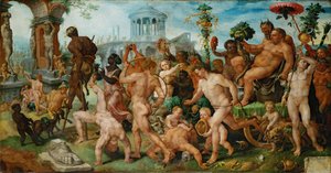 Der Triumph des Bacchus, 1536-7 von Maerten van Heemskerck