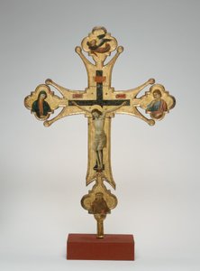 Prozessionskreuz, ca. 1320 von Maestro di Santa Chiara