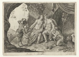 Hochzeit von Bacchus und Ariadne (Metamorphosen von Ovidius) von Magdalena van de Passe (possibly)