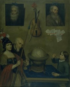 Vanitas mit Minerva