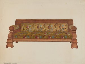 Hochlehnsessel, ca. 1938 von Magnus S. Fossum