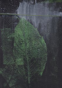 Abstraktes Grünes Blatt