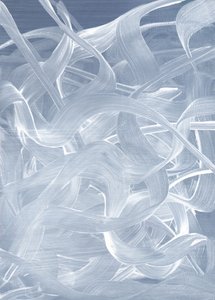 Fließendes blaues Abstrakt