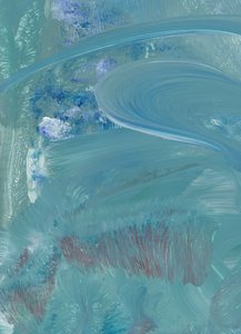Flüssiges Blaues Abstrakt