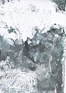 Stimmungsvolles Winterabstrakt
