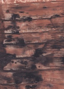 Verwittertes Abstraktes Holz von Maira Ribena