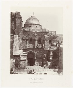 Ansicht der Saint-Sépulchre-Kirche in Jerusalem
