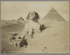 Sphinx und die Pyramiden von Chephren und Mykerinos