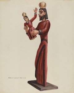 Santo-San Jose, ca. 1937