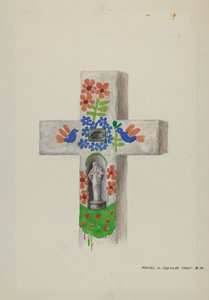 Zementkopfstein, ca. 1937