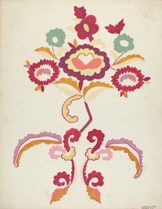 Entwurf aus einem vorgeschlagenen Portfolio, 1935-1942 von Majel G. Claflin