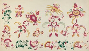 Stickerei von Bettüberwurf, 1935-1942