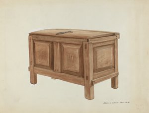 Getreidekiste, ca. 1937 von Majel G. Claflin