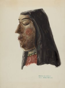 Kopf von Guadalupe von Majel G. Claflin