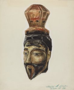 Kopf von San Jose, ca. 1939 von Majel G. Claflin