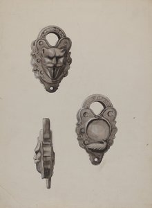Eisenschloss, ca. 1937 von Majel G. Claflin