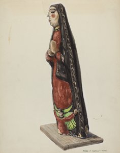 Unsere Liebe Frau von Guadalupe Bulto, ca. 1938