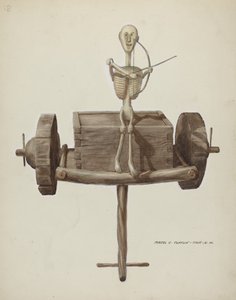 Penitente Todeswagen & Todesfigur von Majel G. Claflin