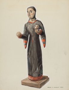 Santa Rita - Bulto, ca. 1938