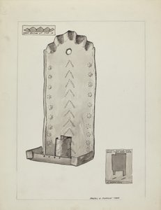 Zinn-Kerzenleuchter von Majel G. Claflin