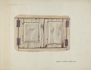 Zwei Wandtüren von Majel G. Claflin
