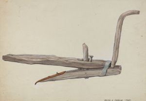 Holzpflug