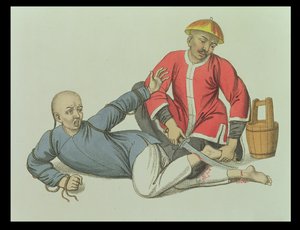 Hamstringing eines Übeltäters, Platte 17 aus 