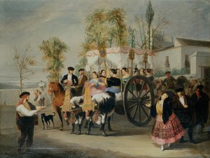 Eine Prozession von Manuel Cabral y Aguado Bejarano