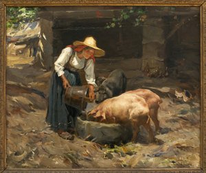 Das Schweineessen von Manuel Henrique Pinto