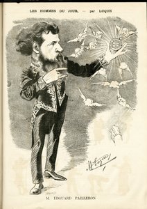 Illustration von Manuel Luque (1854-1919) in La Caricature (1880)