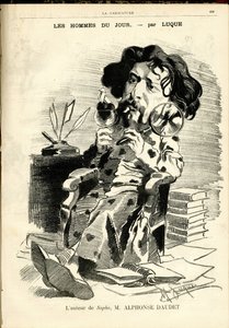 Illustration von Manuel Luque (1854-1919) für das Titelblatt von La Caricature (1880) von Manuel Luque