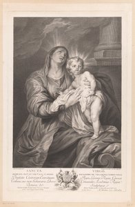 Maria mit dem Christuskind von Manuel Salvador Carmona
