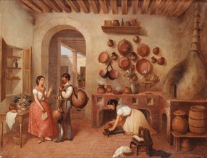 In der Küche der Hacienda von Manuel Serrano
