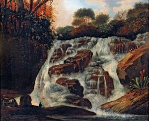 Großer Tijuca-Wasserfall von Manuel de Araújo Porto Alegre
