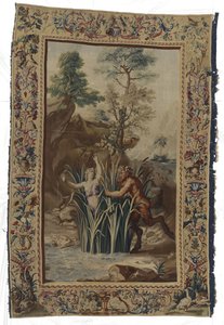 Pan und Syrinx von Manufacture Royale des Gobelins (workshop of)