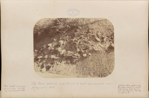 Detaillierte Studie des südlichen Teils des in Fotografie Nummer 6 dargestellten Schnitts von Marc Ferrez