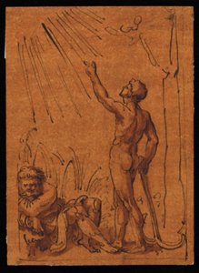 Allegorie der Sonne und der Erde von Marcantonio Raimondi