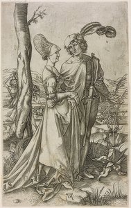 Der Spaziergang von Marcantonio Raimondi