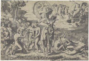 Das Urteil des Paris von Marcantonio Raimondi