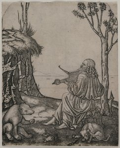 Orpheus bezaubert die Tiere, ca. 1505 von Marcantonio Raimondi