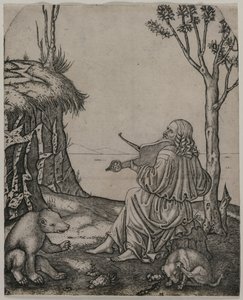 Orpheus bezaubert die Tiere, ca. 1505 von Marcantonio Raimondi