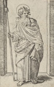 Heiliger Matthias von Marcantonio Raimondi