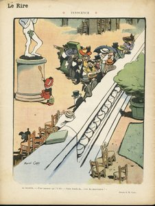 Illustration von Marcel Capy (1865-1941) in Le Rire von Marcel Amable O.L. Capy