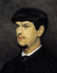 Porträt von Claude Debussy von Marcel Andre Baschet von Marcel Andre Baschet