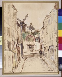 Le Moulin de la Galette: Ansicht des berühmten Kabaretts von Montmartre