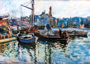 Der Hafen von Marseille, 1920