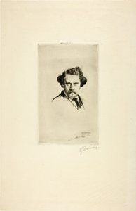 Porträt von Alfred Cadart, 1875 von Marcellin Gilbert Desboutin