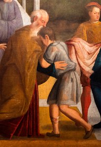 Die Rückkehr des verlorenen Sohnes (Detail)