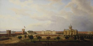 Innenansicht der Festung Iwangorod, 1846 von Marcin Zaleski