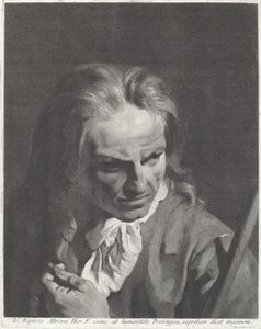 Ein Gentleman-Pilger mit einem Rosenkranz von Marco Alvise Pitteri after Giovanni Battista Piazzetta